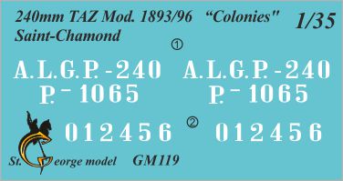 decalcomanies GM119