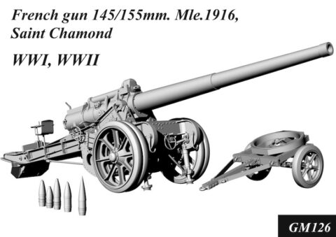 St. George Model ARTILLERY - St George Model - 3D Models WW1 - 1/35